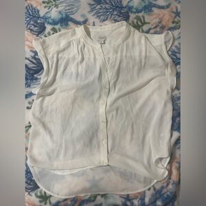 J. Crew Classic White Blouse
